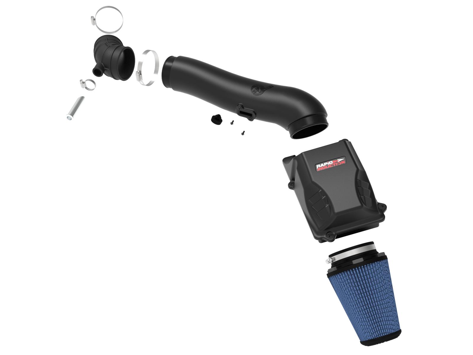 AFE Rapid Induction Cold Air Intake System w/ Pro 5R Media (Jeep Wrangler (JL) 20-21 V6-3.0L (td)) - 52-10005R
