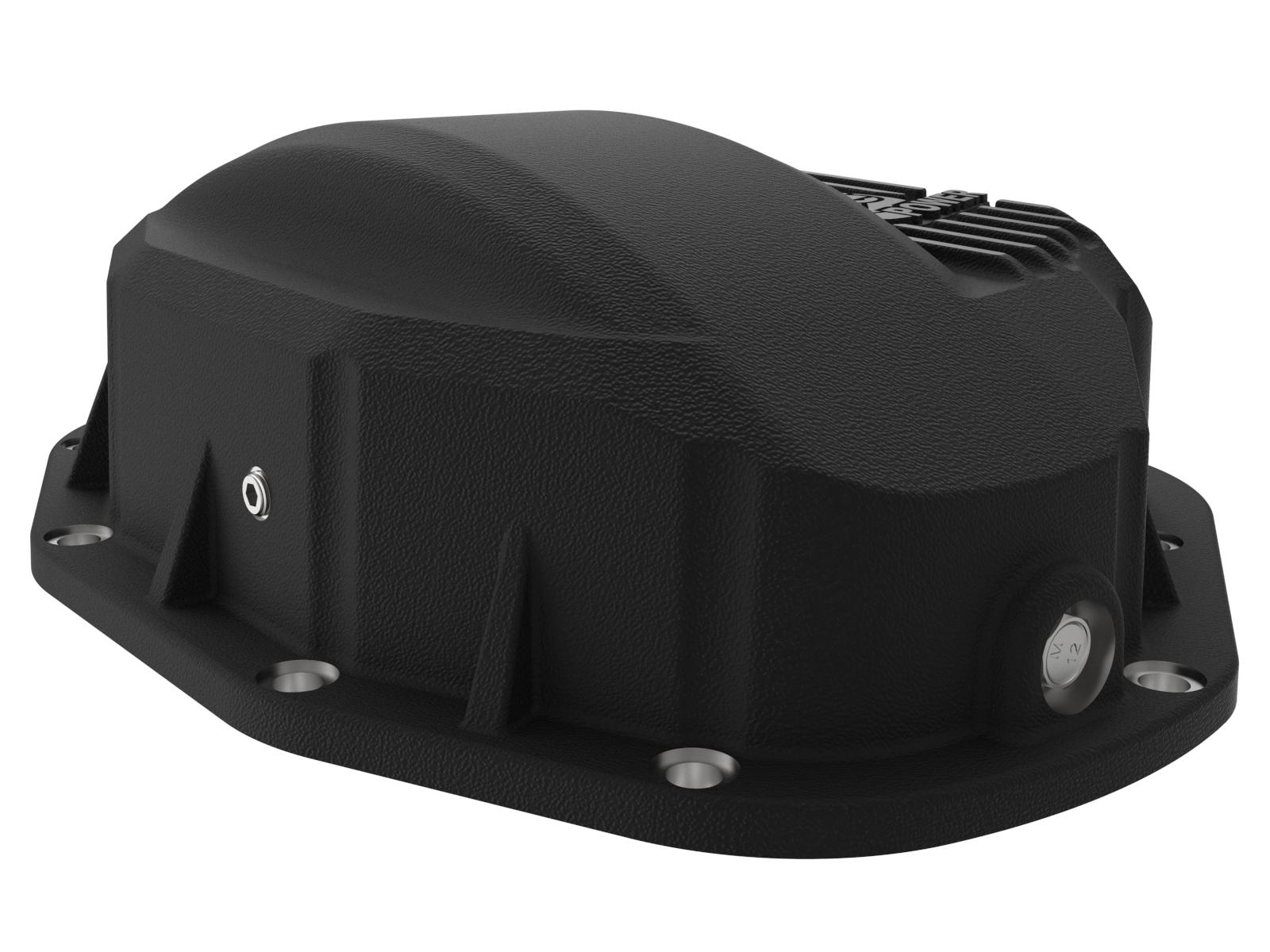 AFE Pro Series Rear Differential Cover Black w/ Machined Fins (1994-2007 Ram 3500, F-350 Super Duty, F-350 Super Duty, F-450 Super Duty, F-450 Super Duty) - 46-70032