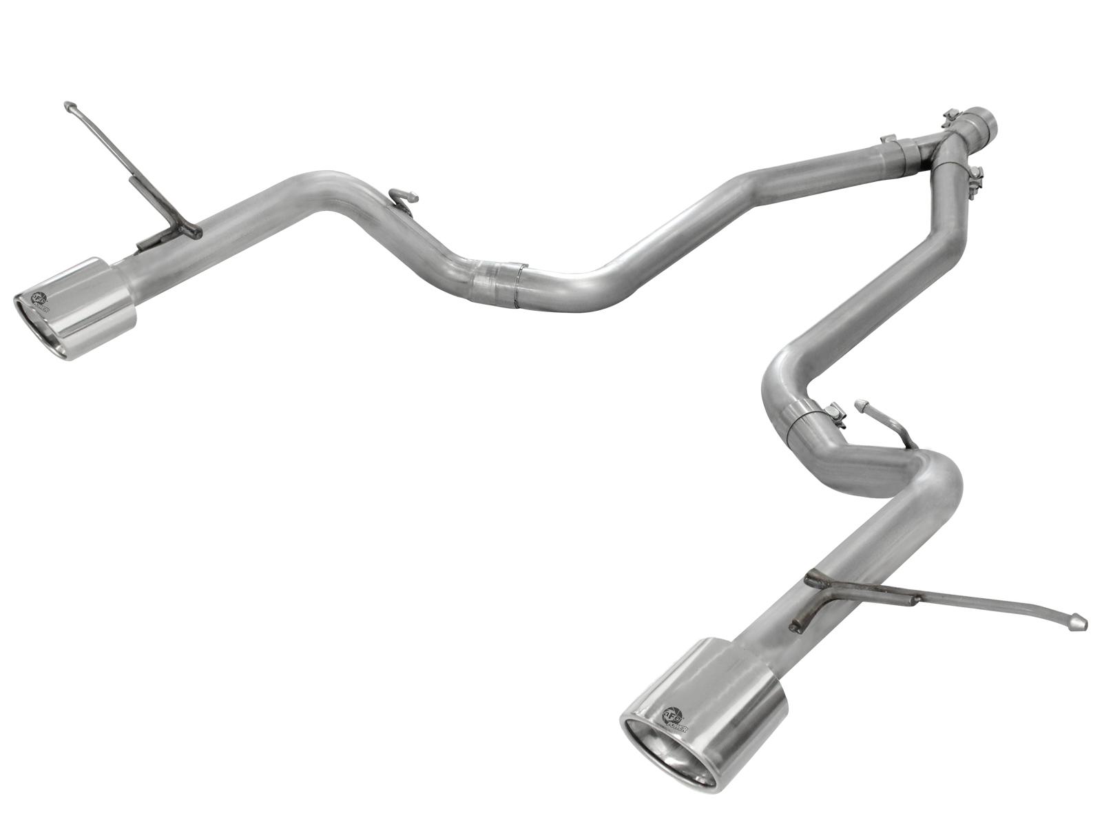 AFE Large Bore-HD 2-1/2in 409 Stainless Steel DPF-Back Exhaust System (2014-2014 Grand Cherokee, Grand Cherokee, Grand Cherokee) - 49-46235