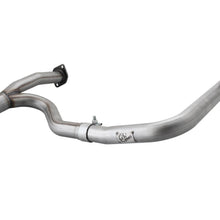 AFE Twisted Steel 2 IN to 2-1/2 IN 409 Stainless Steel Y-Pipe (2012-2018 Wrangler JK, Wrangler) - 48-46208