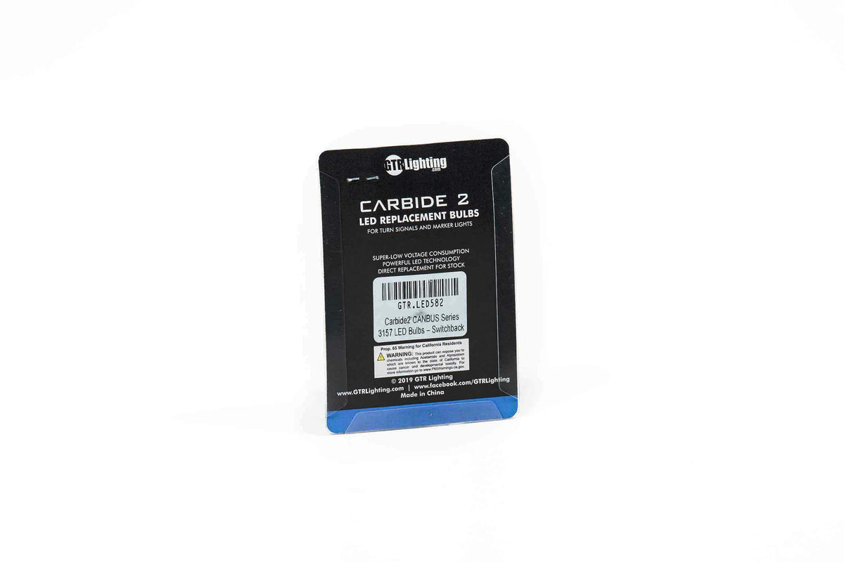 GTR Lighting 3156/3157 Non-CK: GTR Carbide Canbus 2.0 LED (Switchback) (Universal) - GTR.LED582