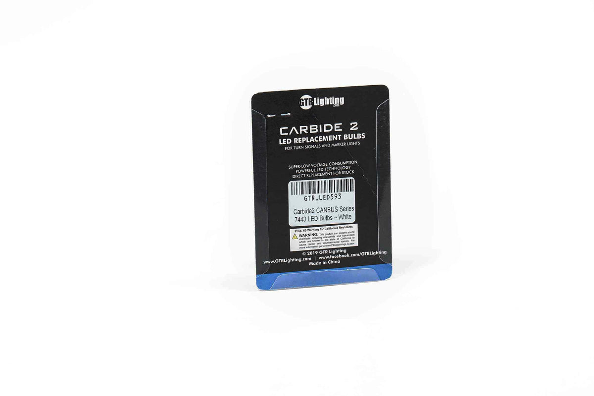 GTR Lighting 7440/7443: GTR Carbide Canbus 2.0 LED (White) (Universal) - GTR.LED593