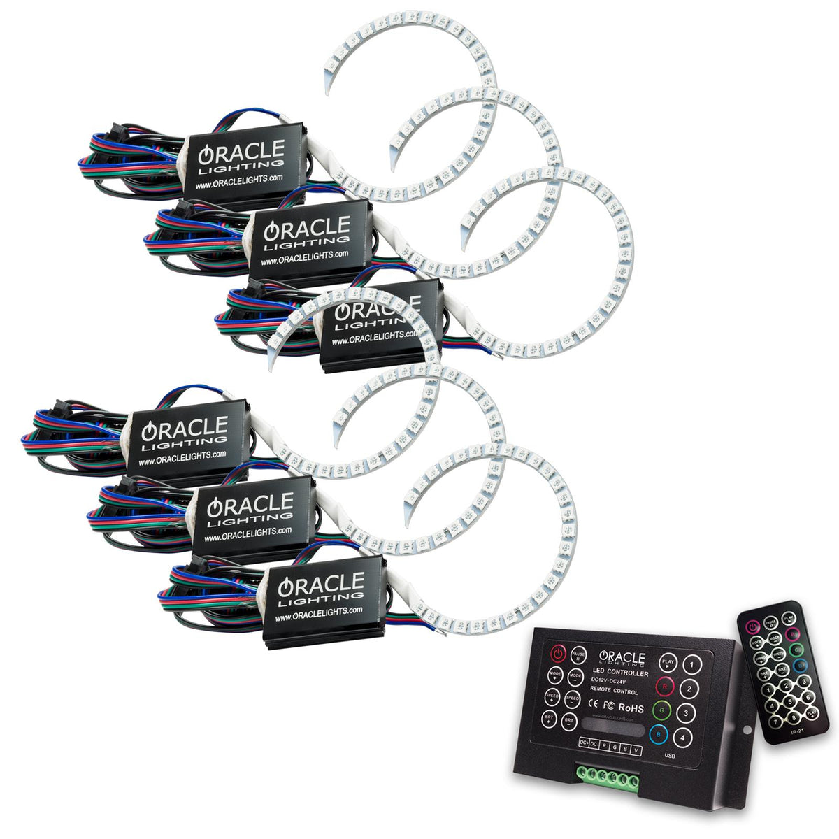 Oracle Lighting Colorshift Halo Kit, Colorshift 2.0 (2004-2009 3, 3 Sport) - 2421-333