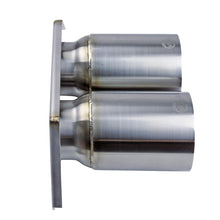 AFE MACH Force-Xp 4 IN Brushed Finish OE Replacement Exhaust Tips (Porsche 911 GT3 14-19 H6-3.8L/4.0L) - 49C36435-H