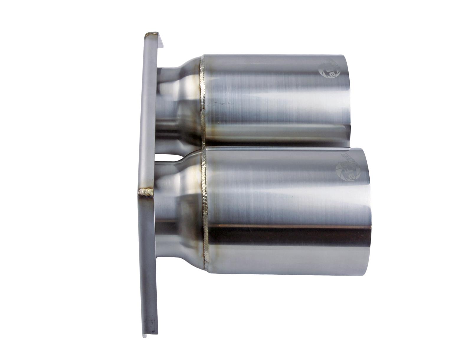 AFE MACH Force-Xp 4 IN Brushed Finish OE Replacement Exhaust Tips (Porsche 911 GT3 14-19 H6-3.8L/4.0L) - 49C36435-H