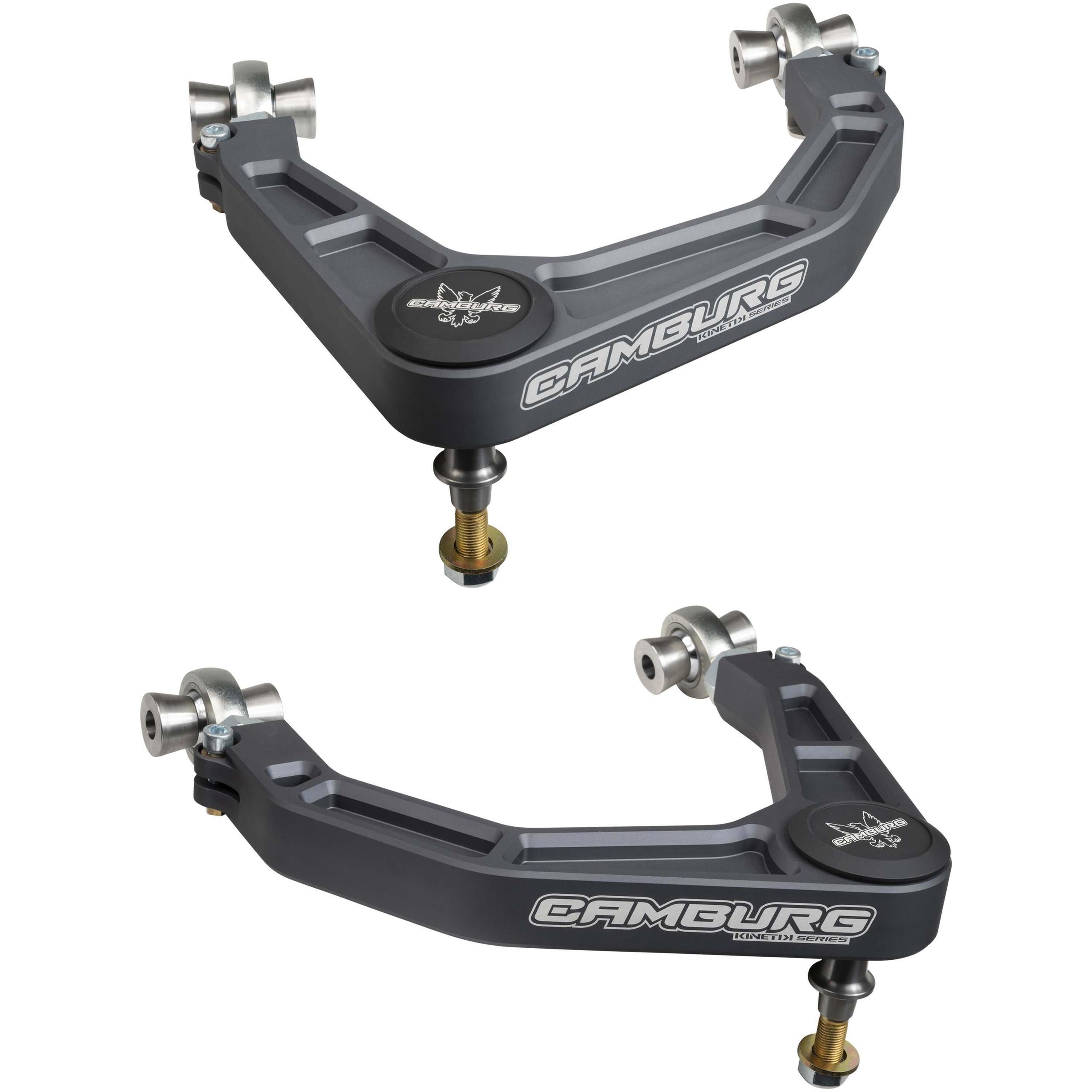 Camburg Kinetik V2 Performance Billet Uniball Upper Arms (2017-2023 F-150 Raptor, F-150 Raptor R) - CAM-110233-GRY