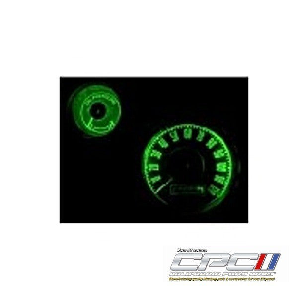 California Pony Cars 1971-1973 Mustang Led Gauge Kit-Green - ELE-713-040