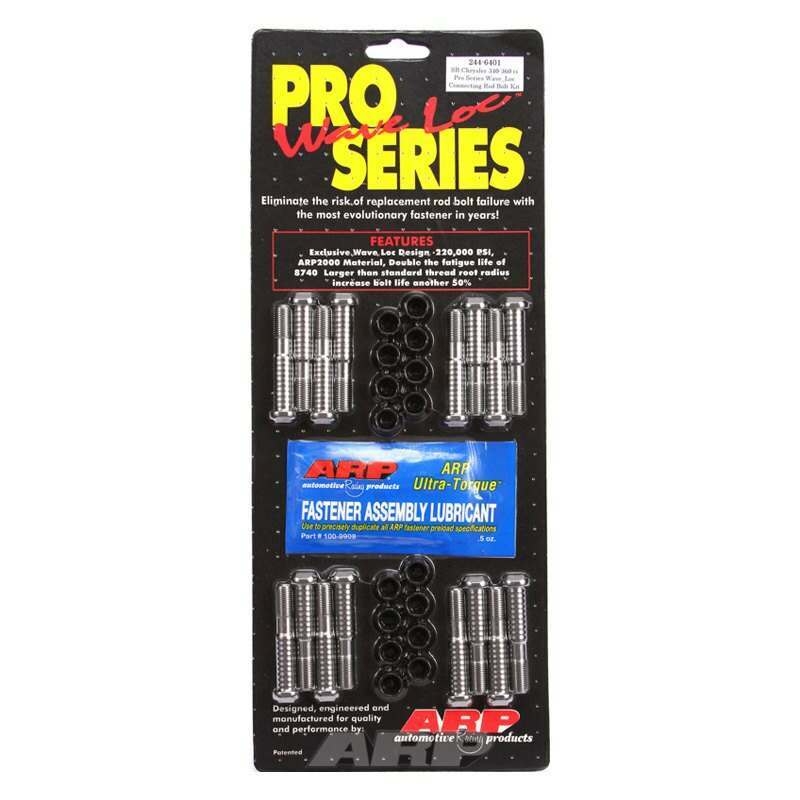 ARP SB Chrysler pro wave-loc rod bolt kit - 244-6401