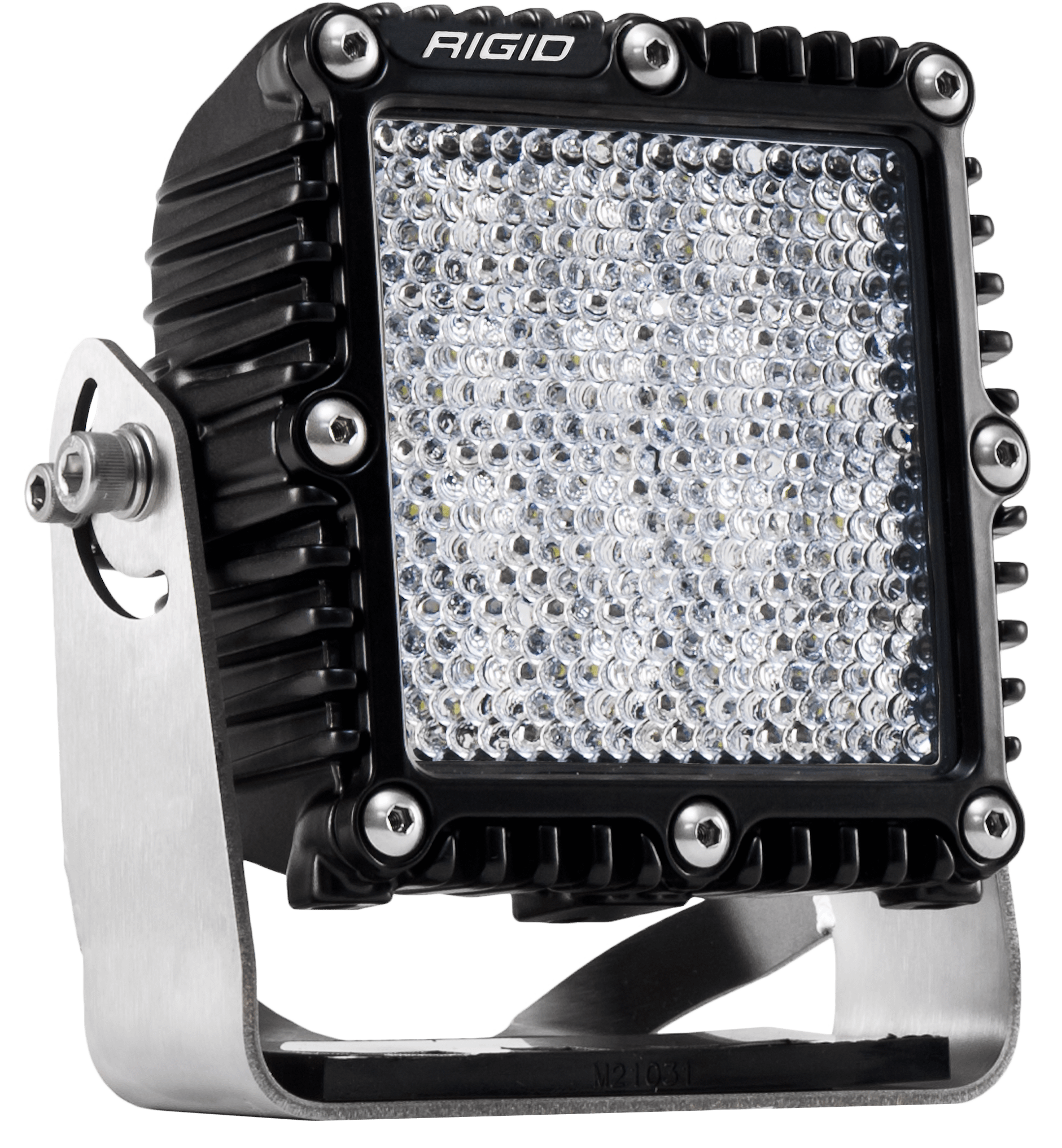 RIGID Industries Rigid Q-Series Pro Led Light, Flood/Diffused, Black Housing, Single - 244513