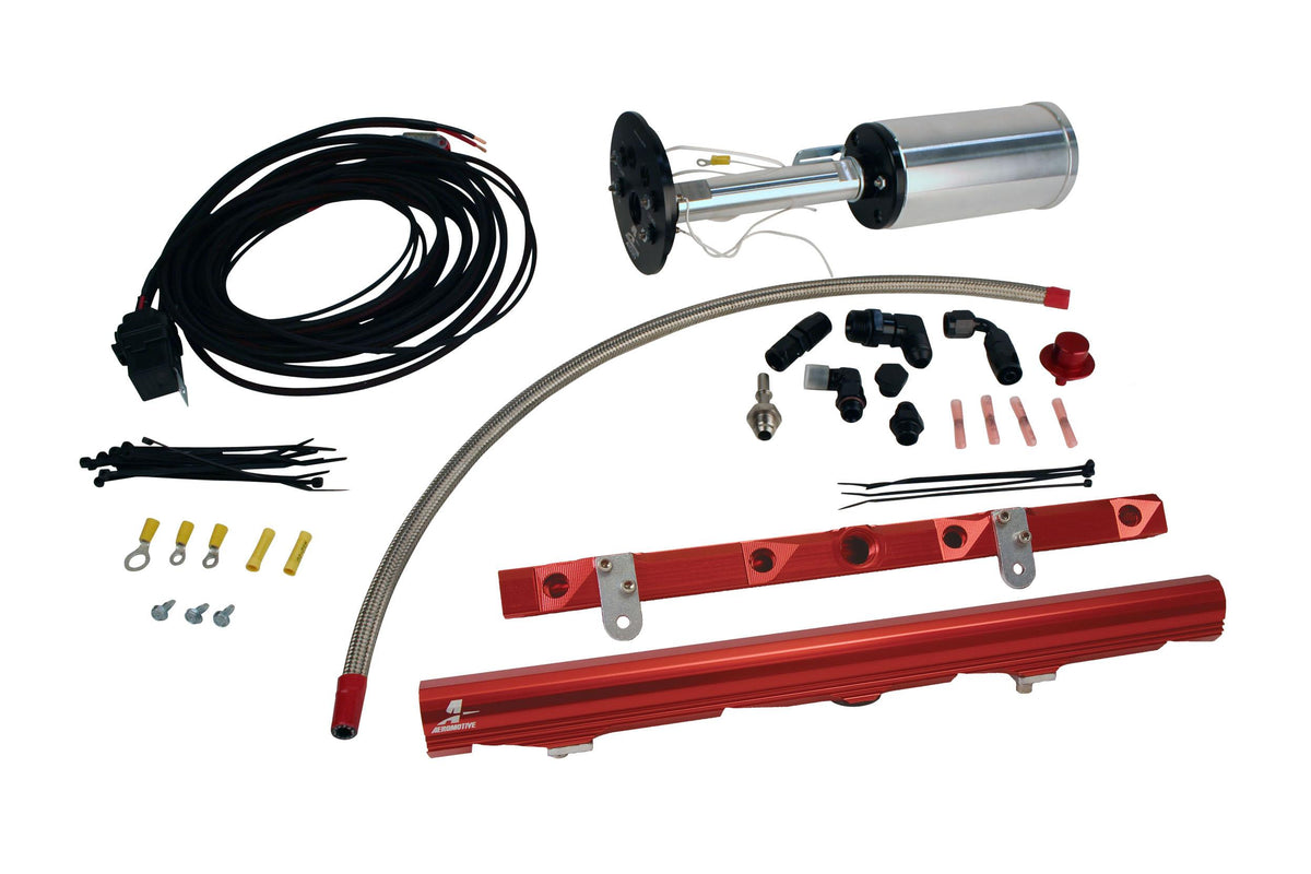Aeromotive 03-13 Corvette Stealth Eliminator Race Fuel System With Ls2 Fuel Rails - 17182