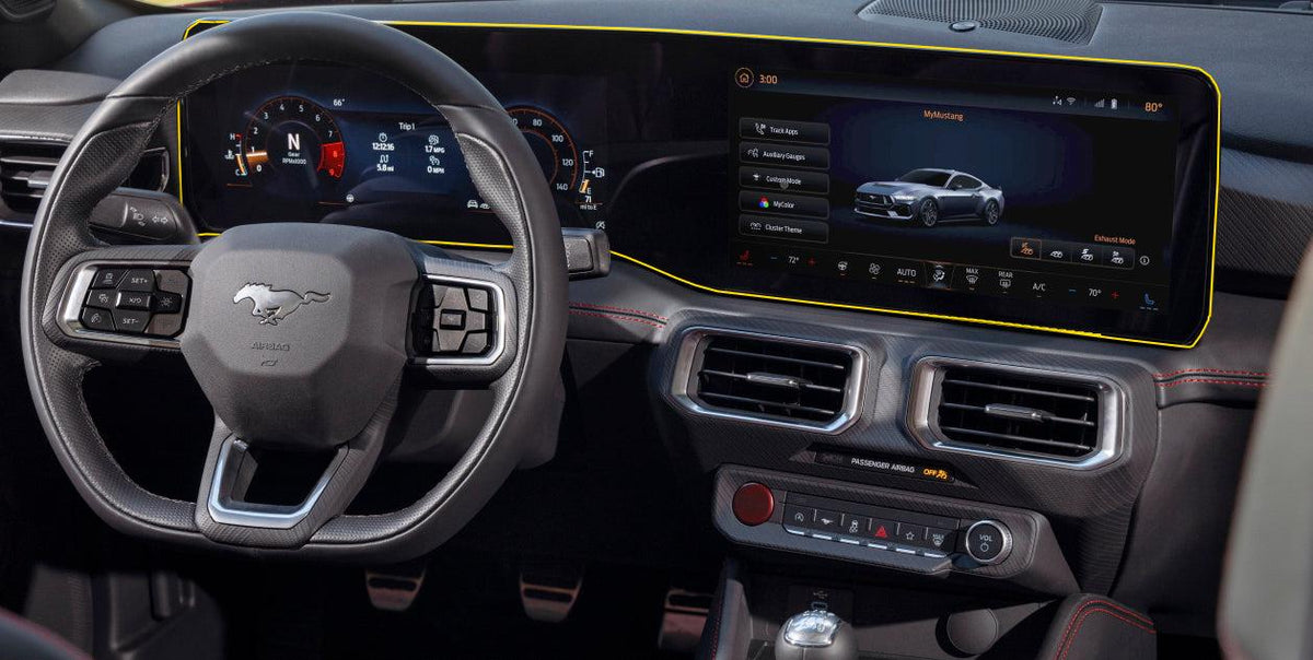 Anchor Room Protection - Premium Interior Dash Screen (2024-2026 Mustang) - 24FM_PP_IDS1