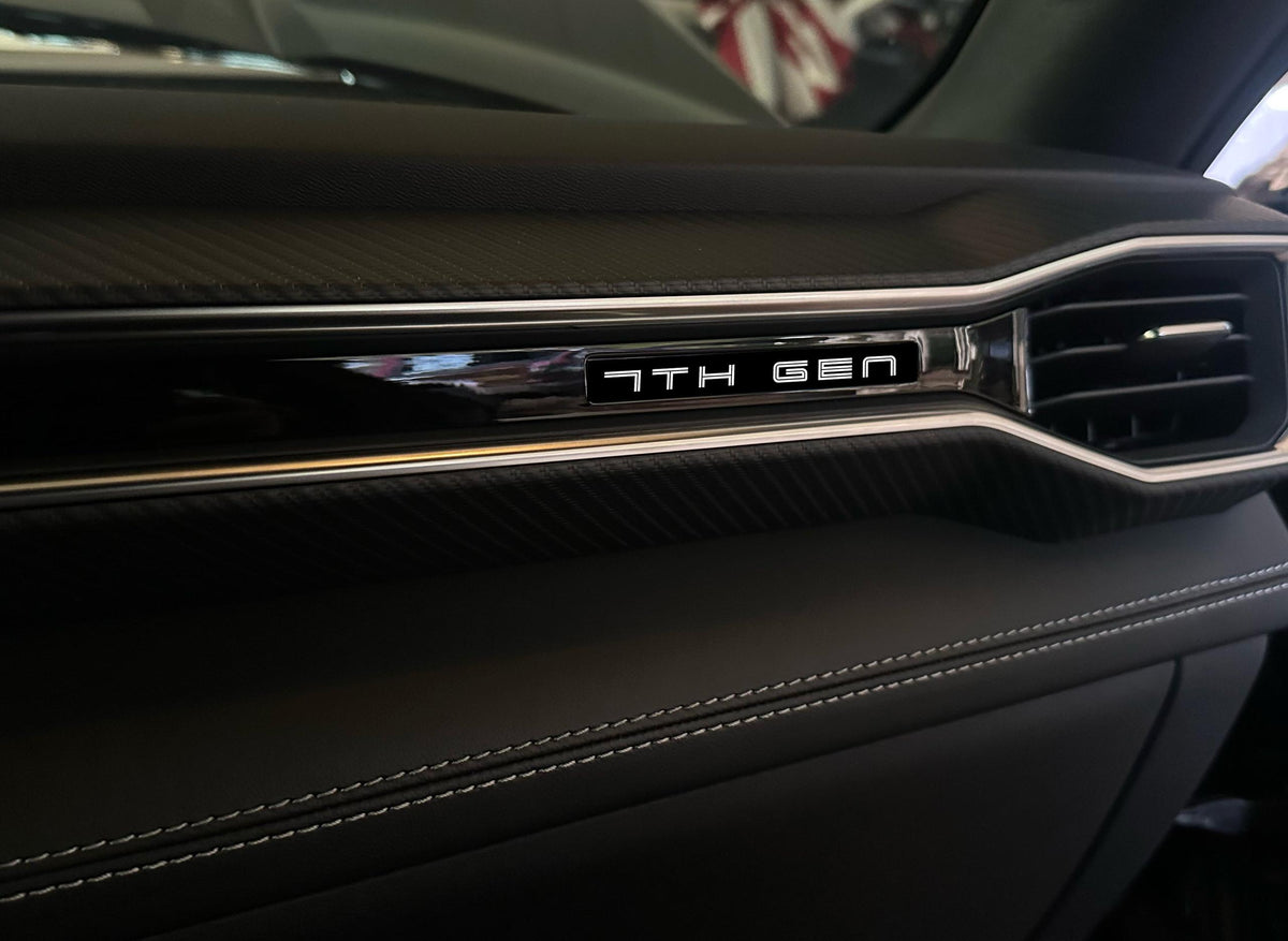Anchor Room Aluminum Dash Plate [S2] 7th Gen - (2024-2026 Mustang) - 24FM_DP_S2