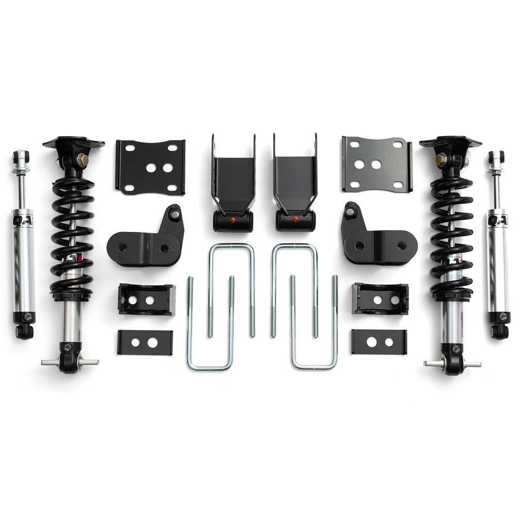 QA1 3.5-5.5" Lowering Kit Single Adjustable Shocks (2015-2020 F-150 2WD) - LK01-FF01
