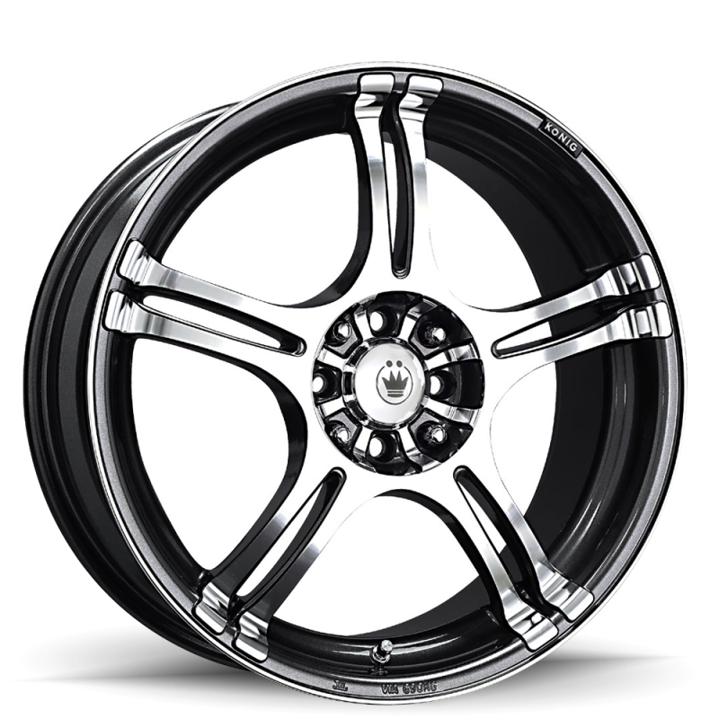 Konig Incident 14X6 8X100/108 Et38 Graphite - 1N64D08386