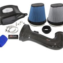 AFE Black Series Carbon Fiber Cold Air Intake System w/ Pro 5R & Pro DRY S Filters (2015-2019 Corvette) - 52-74202-C