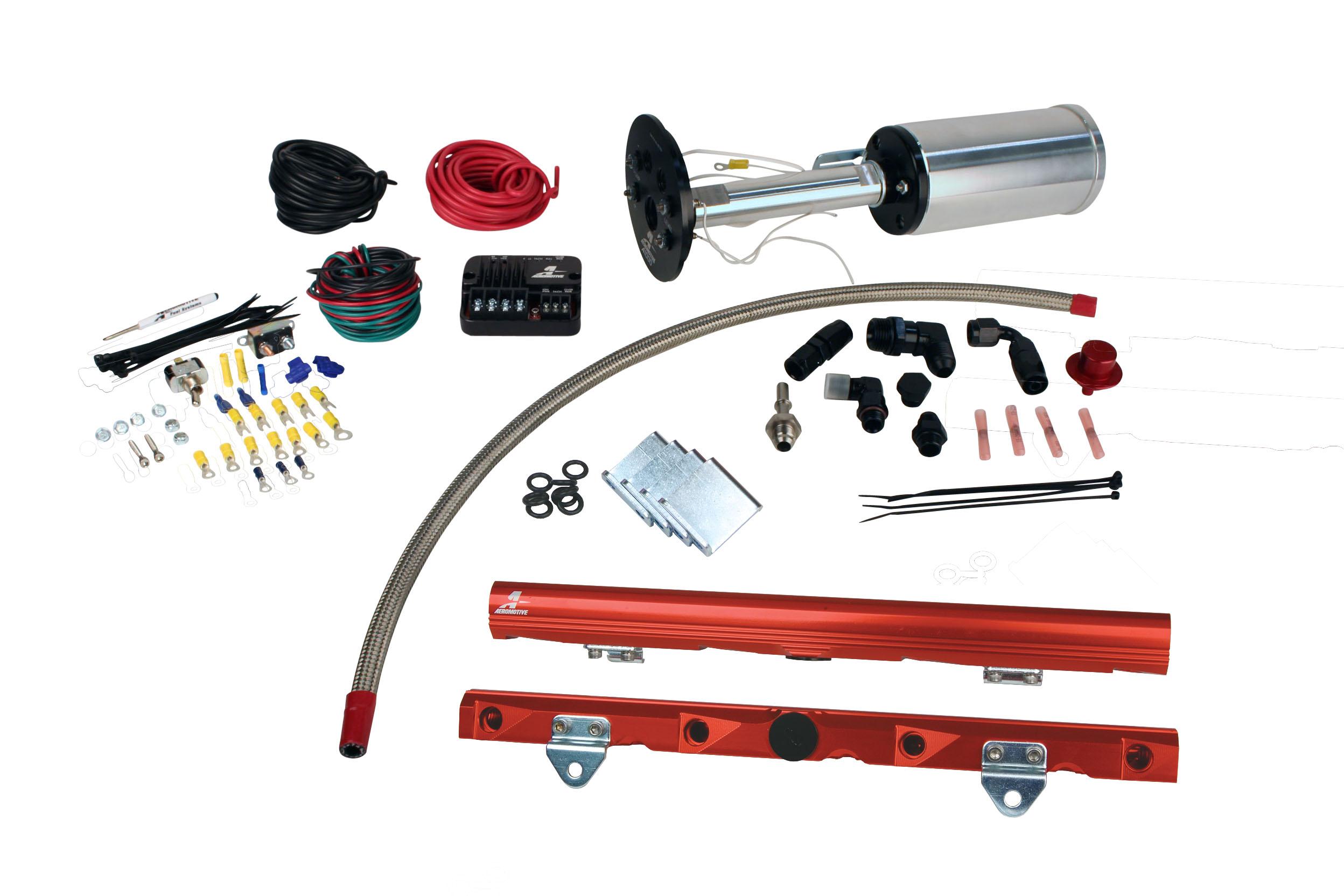 Aeromotive 03-13 Corvette Stealth Eliminator Street Fuel System With Ls7 Fuel Rails - 17187