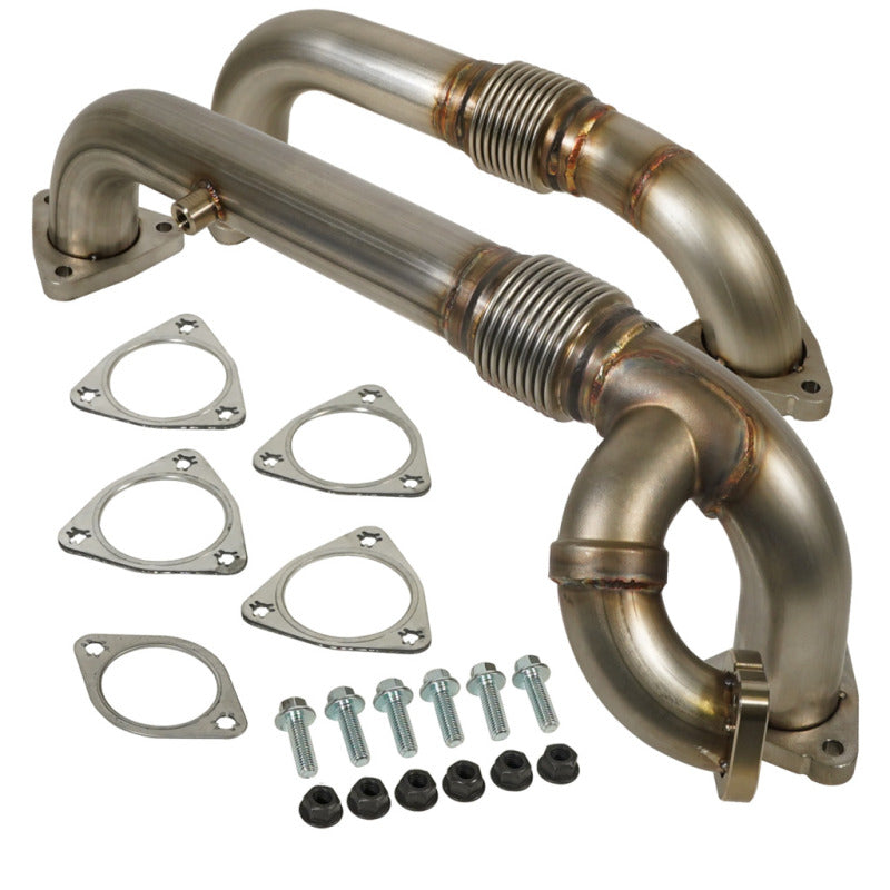 BD Diesel Up-Pipes Kit w/ EGR Connector (2008-2010 Ford F-250/F-350/F-450/F-550 6.4L Powerstroke) - 1043909