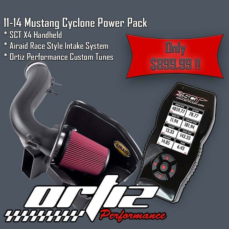 Ortiz Performance Cyclone Power Pack | 2011-2014 Mustang 3.7L - 7