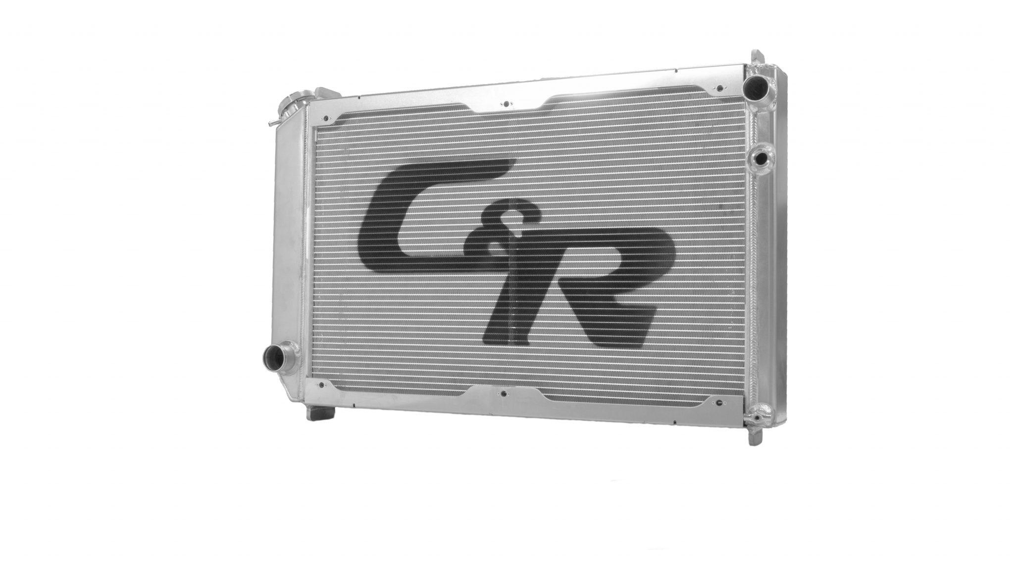 PWR Ford Mustang 79-93 5.0 V8 Extruded Tube Crossflow Radiator 5.0 V8 (For Use With SPAL Dual 11 Fan Pack Only) PWR Racing - 25-01035