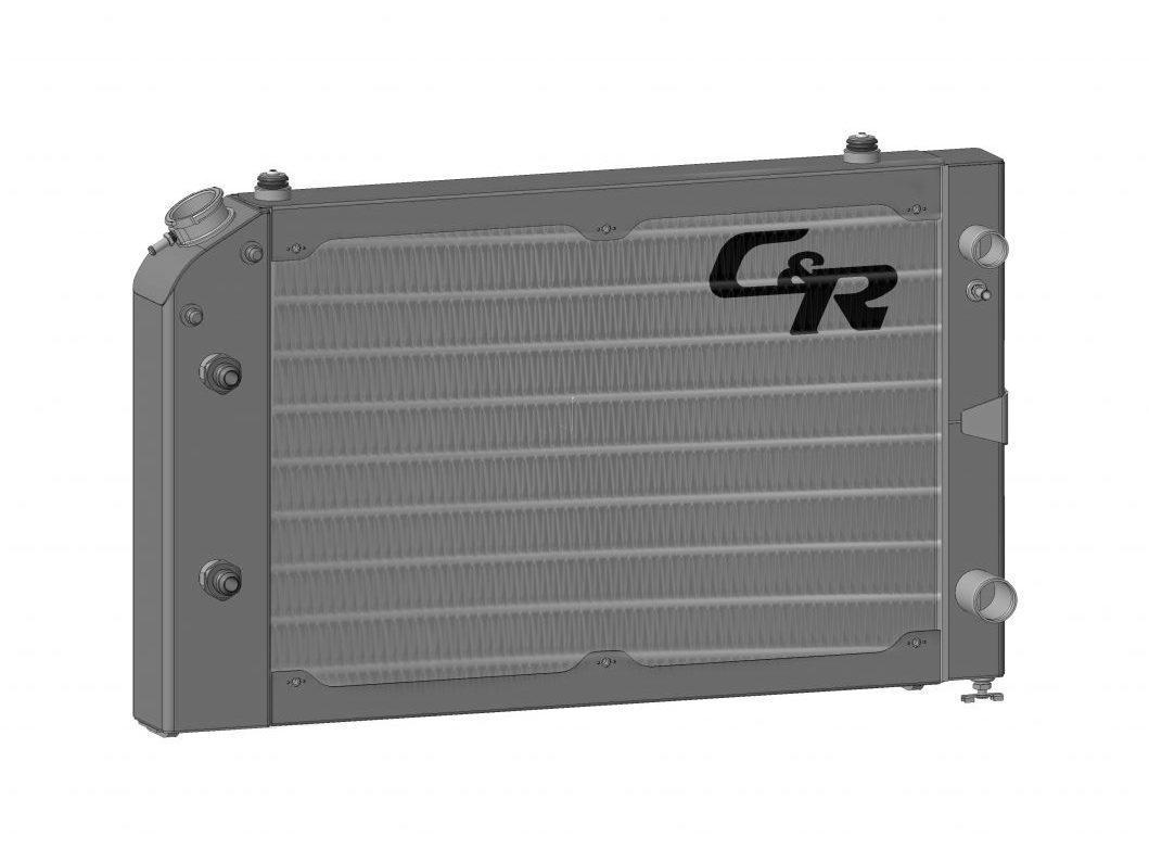PWR Chevrolet Camaro 70-81 Firebird 70-74 LS Double Pass Radiator w/ EOC and PSC PWR Racing - 25-11054