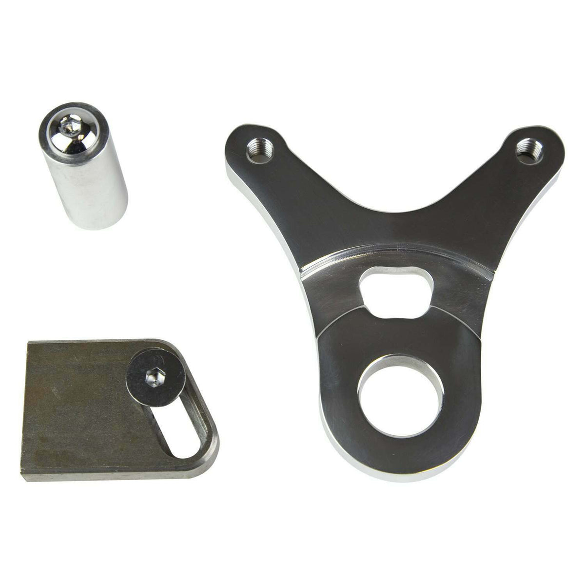 Wilwood Caliper Mounting Kit Chrome w/Bracket GP310 Sprocket Brake 48 Tooth - 250-10177-P