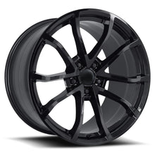 Factory Reproductions FR 25 20X12 5X4.75 +59 Hb 70.3 C6 Corvette Cup Gloss Black With Cap - 25012593402F