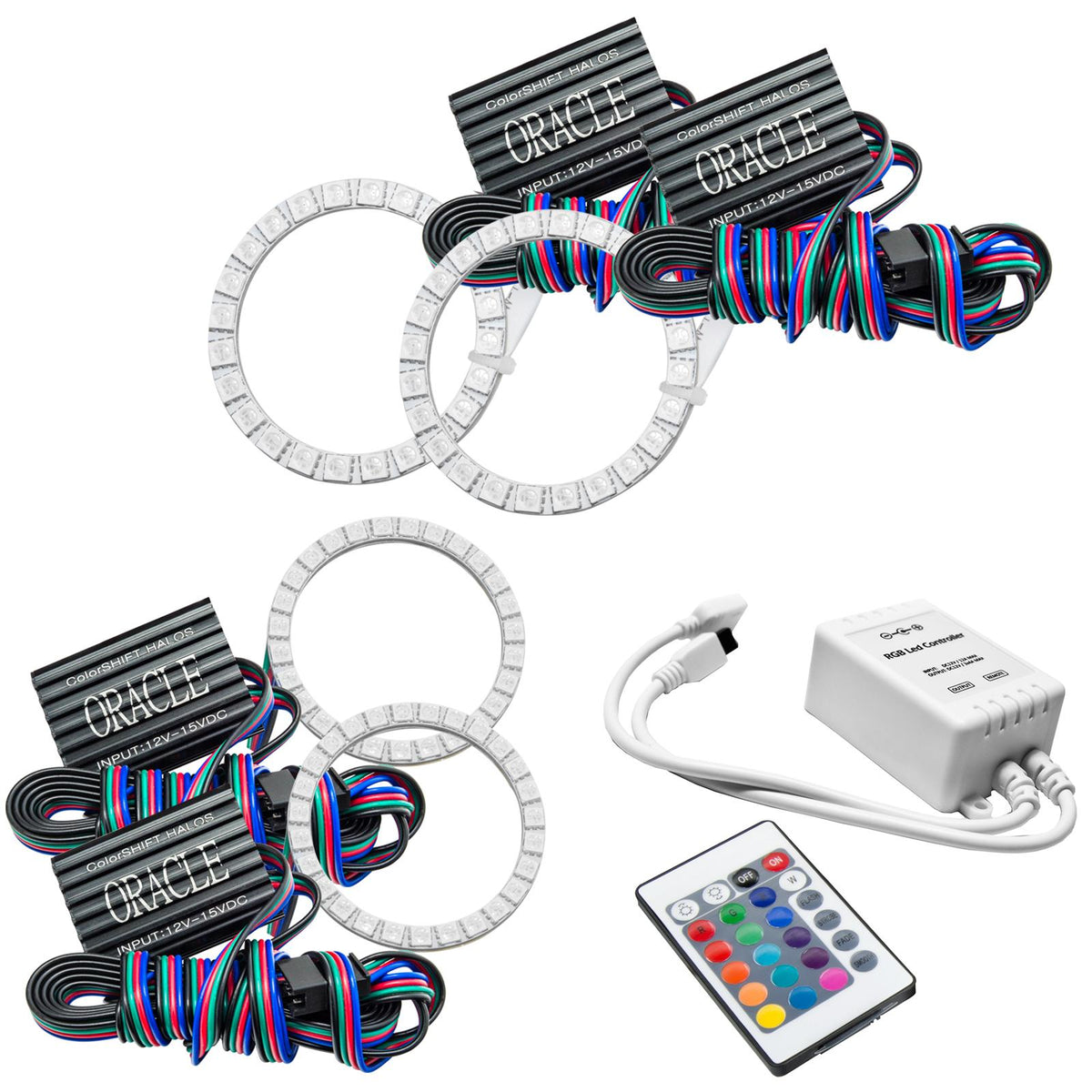 Oracle Lighting Smd Halo Kit, Colorshift - Simple (1997-2001 Prowler) - 2503-504