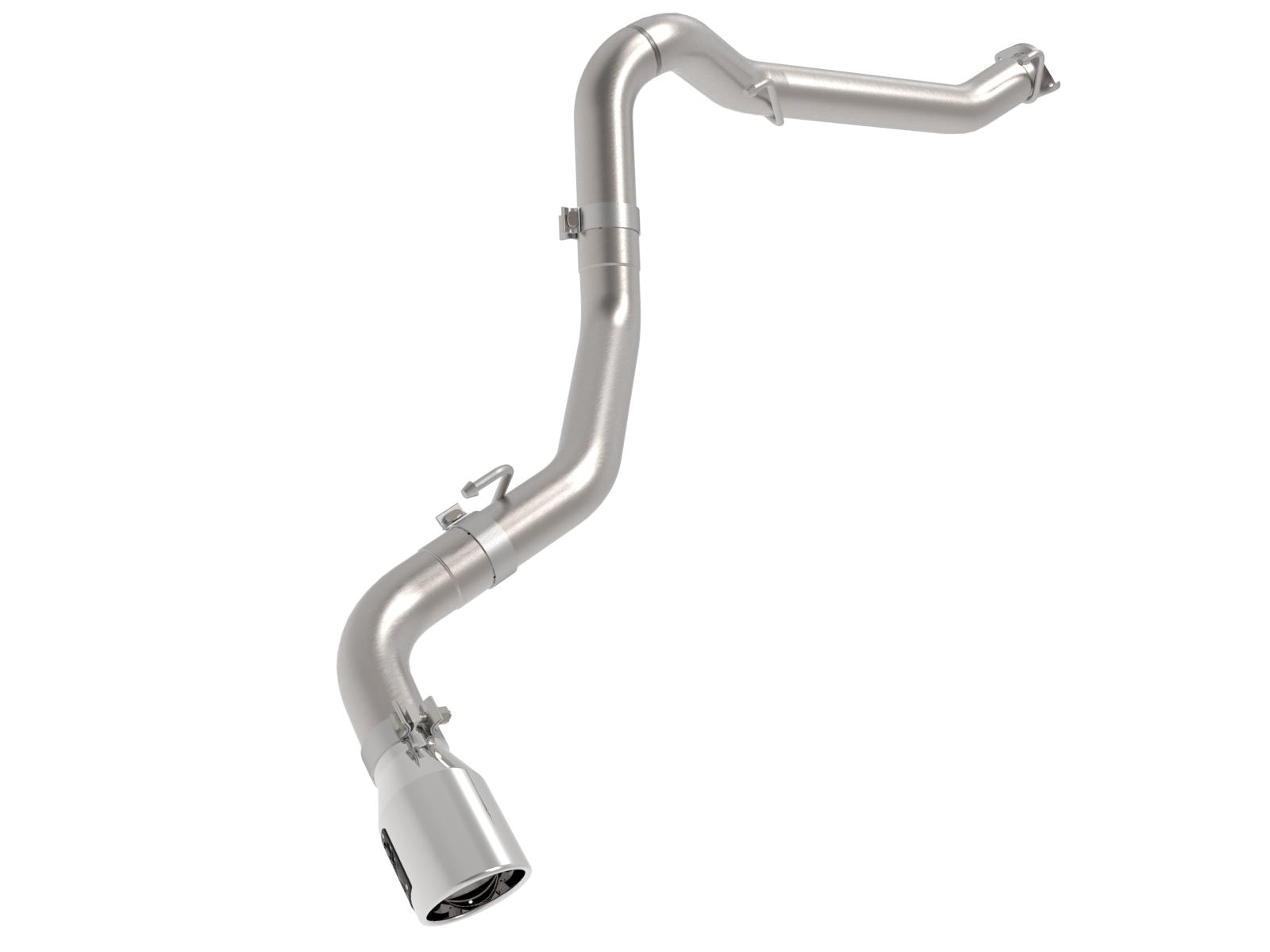 AFE Vulcan Series DPF-Back Exhaust System w/ Polished Tip (2021-2021 Gladiator) - 49-38093-P
