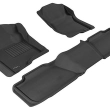 3D MAXpider 2007-2014 Chevrolet/GMC Suburban/Tahoe/Yukon Kagu 1st & 2nd Row Floormats - Black