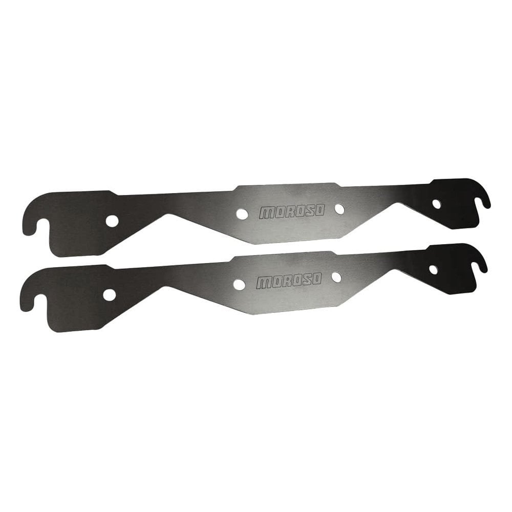 Moroso EXHAUST BLOCK OFF STORAGE PLATE, SBC CONV. HEADS, PAIR - 25155
