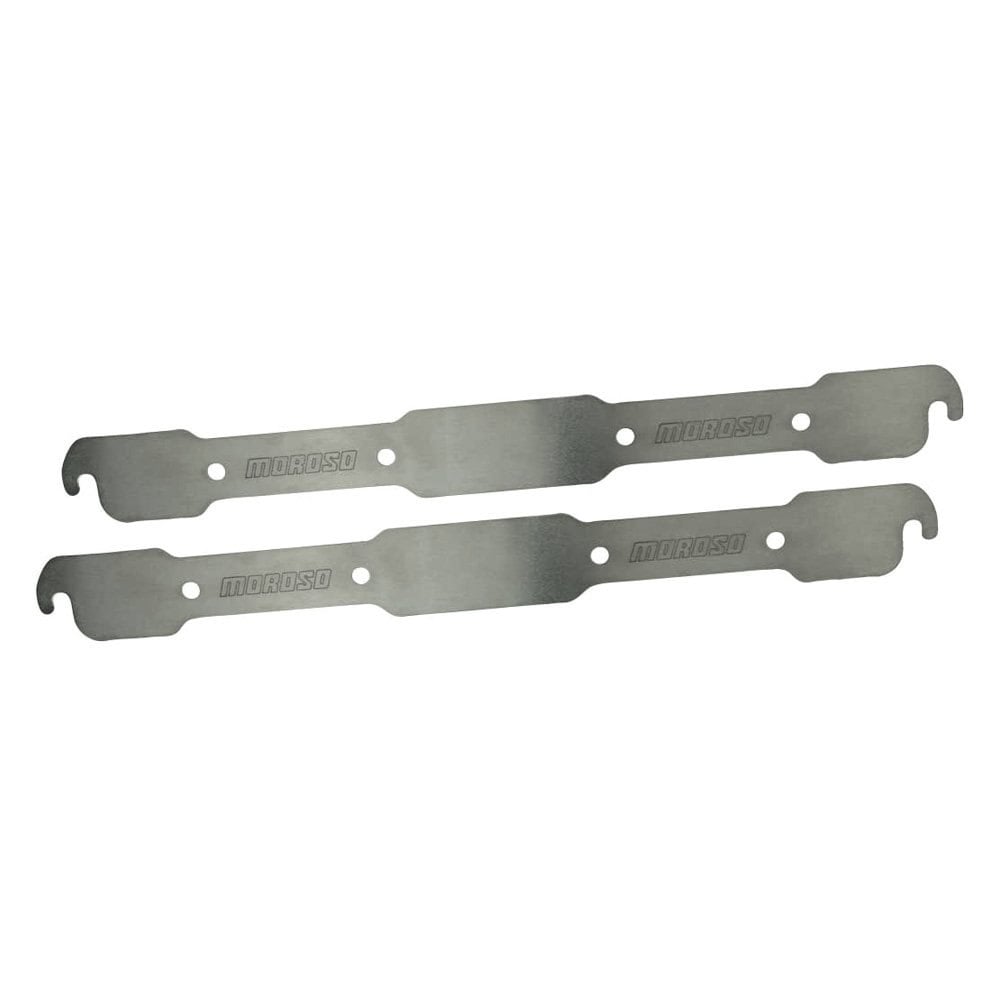 Moroso EXHAUST BLOCK OFF STORAGE PLATE, CHRYSLER 361-440, PAIR - 25166