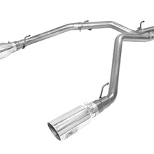 AFE Large Bore-HD 3 IN 409 Stainless Steel DPF-Back Exhaust System w/Polished Tip (2014-2019 1500, 1500 Classic) - 49-42044-P