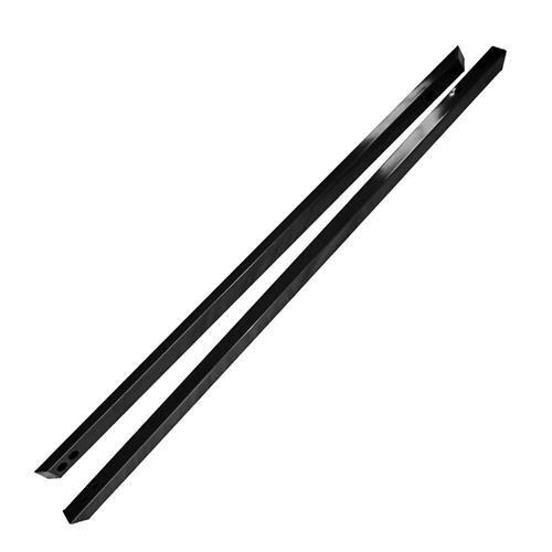 J&M 25200B 2015-2020 S550 Mustang Full Length Jacking Rails (Black)