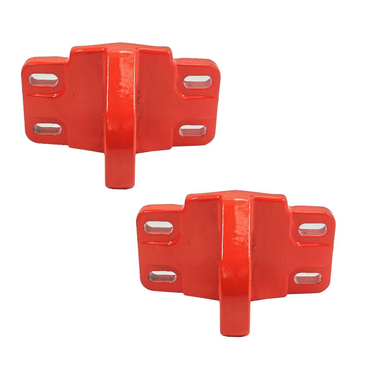 UPR Front Tow Hook Pair - Red (2021-2026 Bronco / Bronco Raptor w/ HD Modular Bumper) - 2530-02