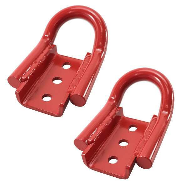 UPR Pair of Rear Tow Hooks  - Red (2021-2025 Bronco) - 2531-01X2