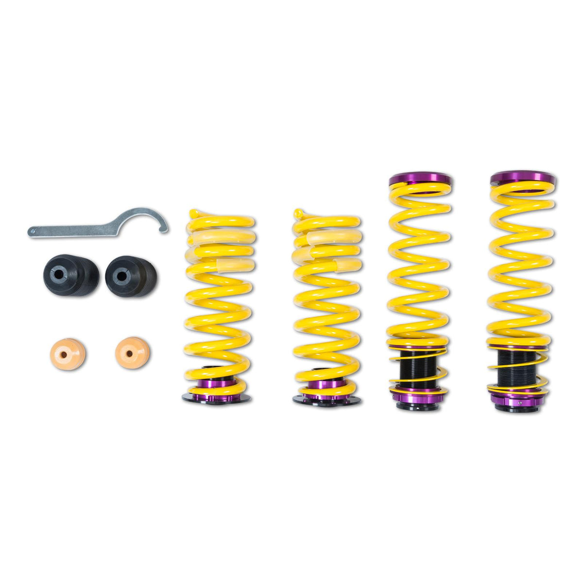 KW Height Adjustable Springs (2017+ C Class (W205) Convertible; AWD; without electronic dampers) - 25325093