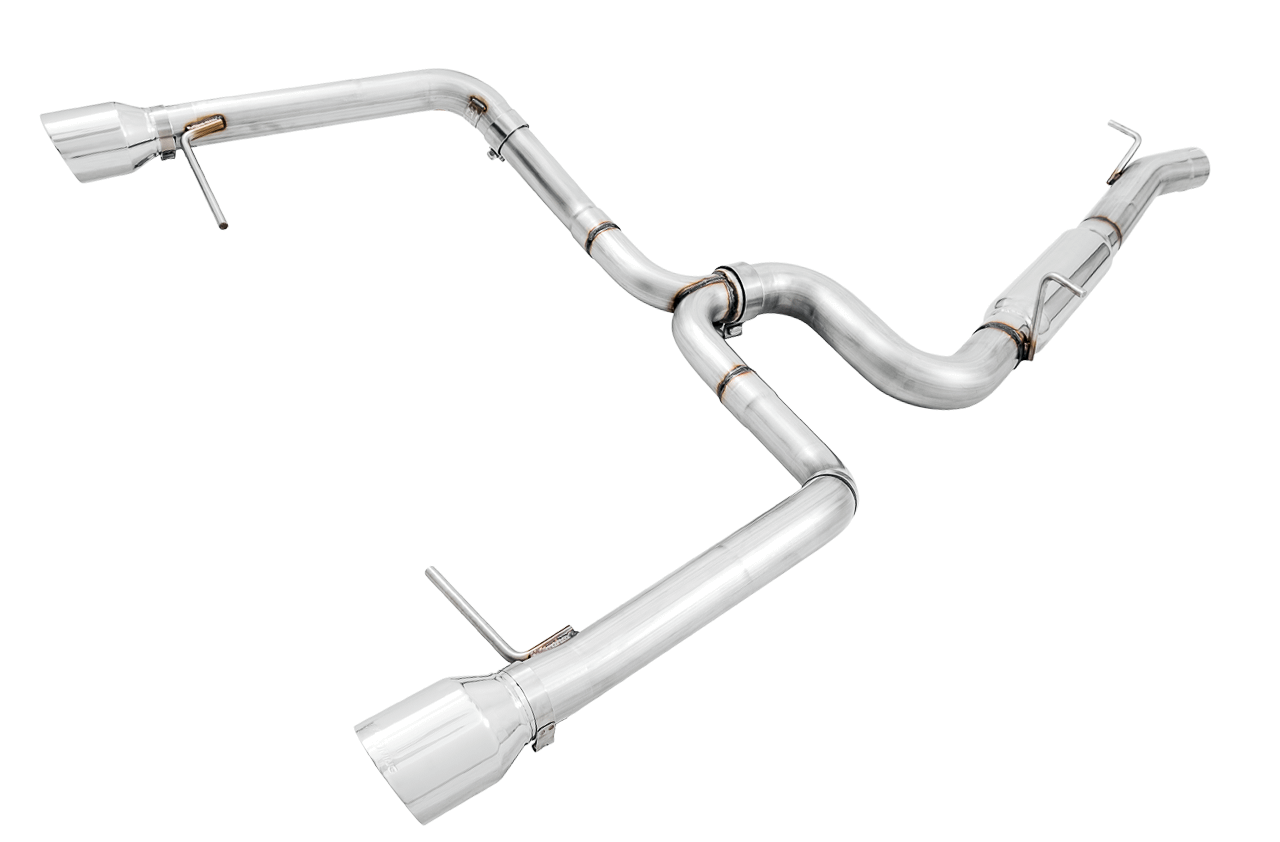 AWE Tuning VW MK7 Golf Alltrack/Sportwagen 4Motion Track Edition Exhaust - Polished Silver Tips - 3020-32044