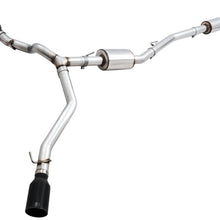 AWE Tread Edition Catback Dual Exhaust for Jeep JT 3.6L - Diamond Black Tips (2020-2021 Jeep Gladiator) - 3015-33101