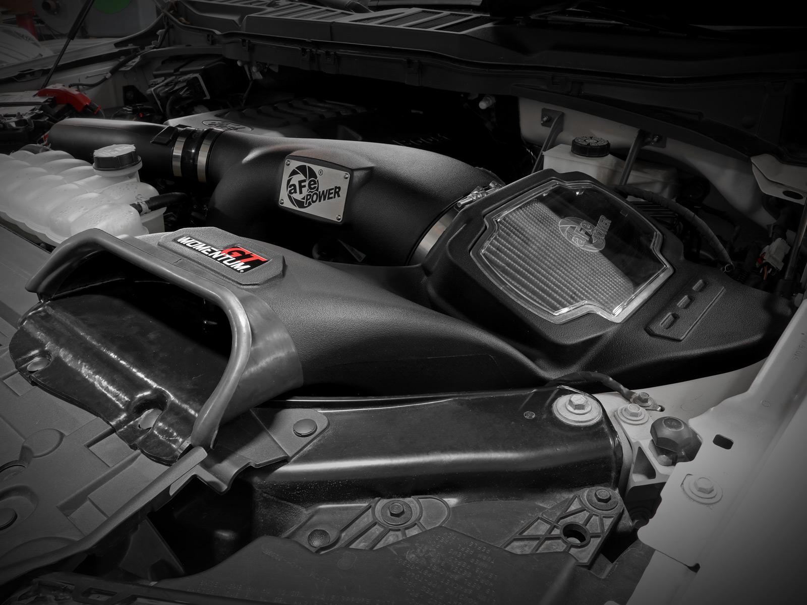 AFE Momentum GT Cold Air Intake System w/ Pro DRY S Filter (2021-2025 Ford F-150 V6-3.5L TT) - 50-70072D