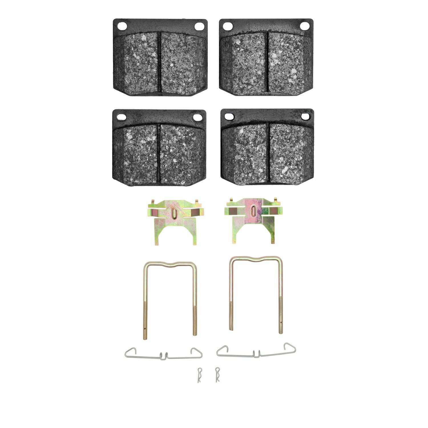 R1 Concepts R1 Optimum Oe Pads And Hardware Kit (Saab 900 1986-85) - 2551-0002-02
