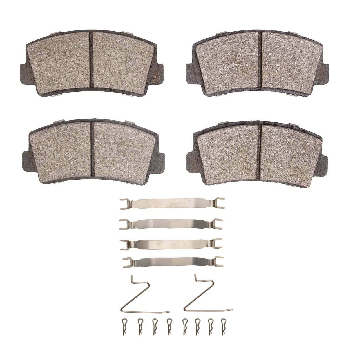 R1 Concepts R1 Optimum OE Pads And Hardware Kit (Mazda RX-7 1979) - 2551-0076-02