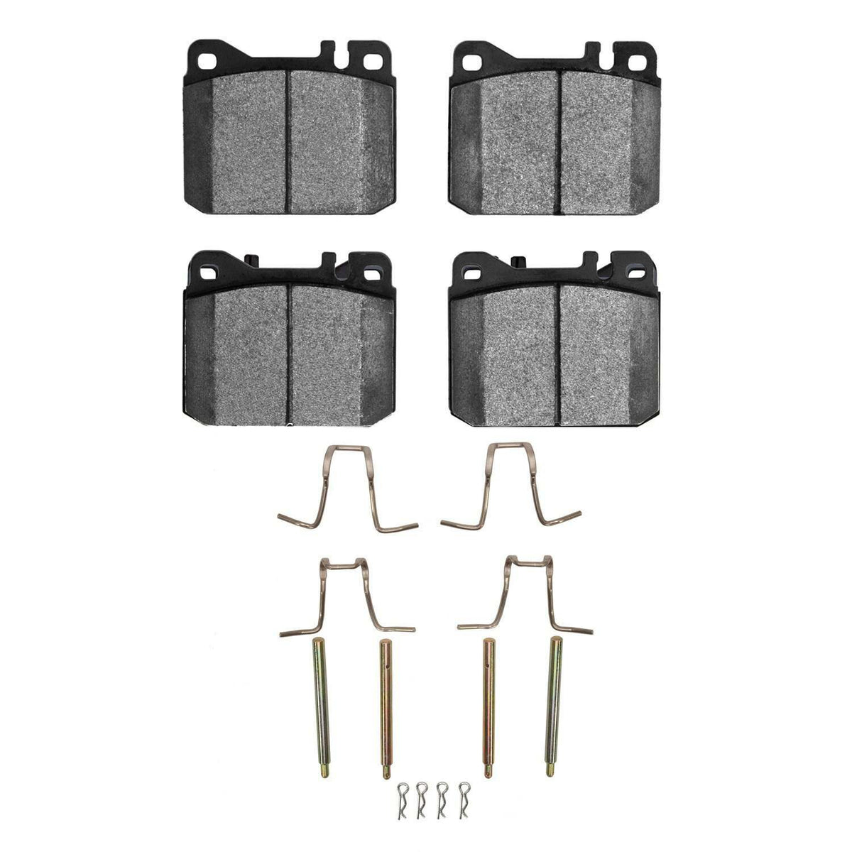 R1 Concepts R1 Optimum Oe Pads And Hardware Kit (Mercedes-Benz 300CD 1985-80, 300D 1985-80) - 2551-0145-16
