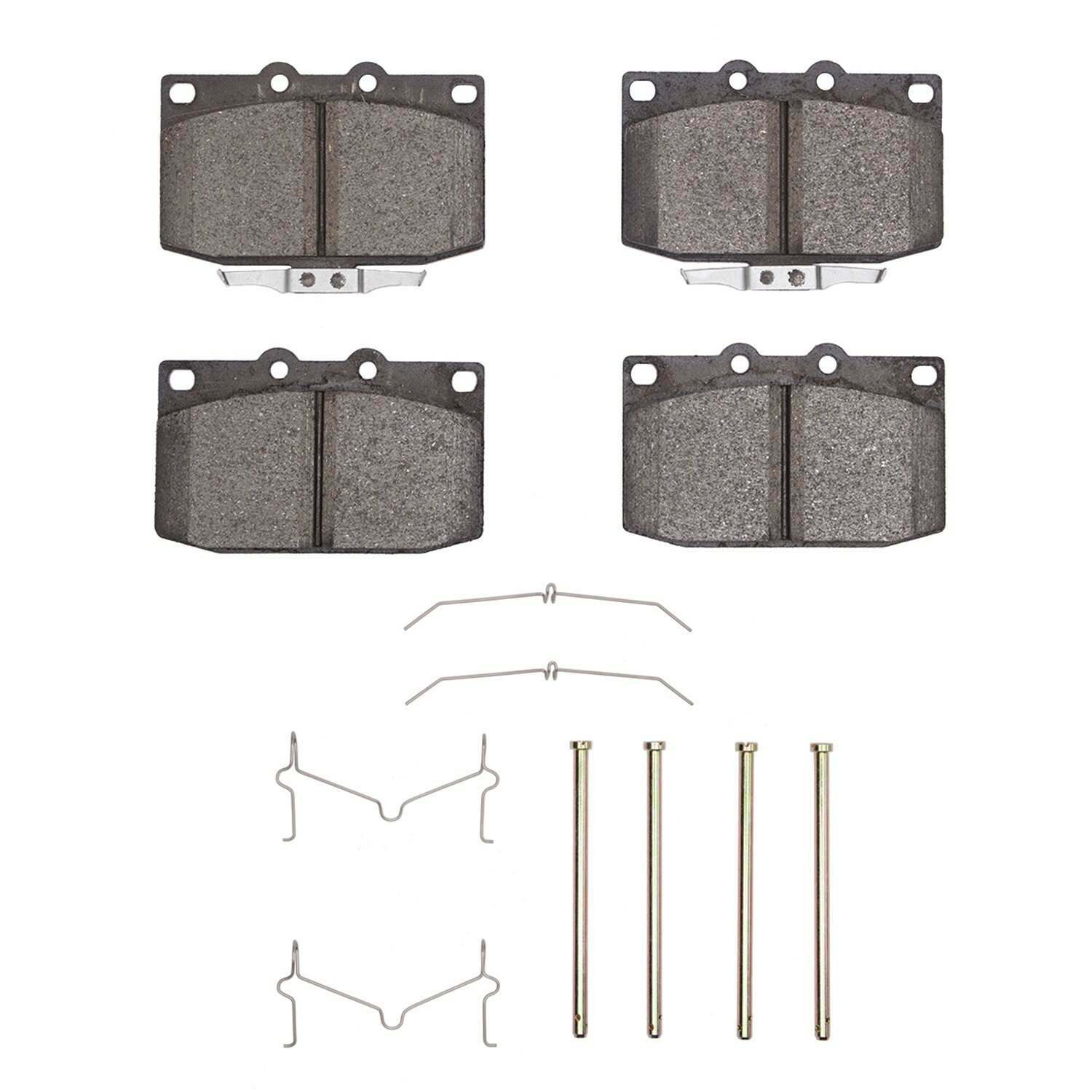 R1 Concepts R1 Optimum OE Pads And Hardware Kit (Mazda RX-7 1995-93) - 2551-0331-01