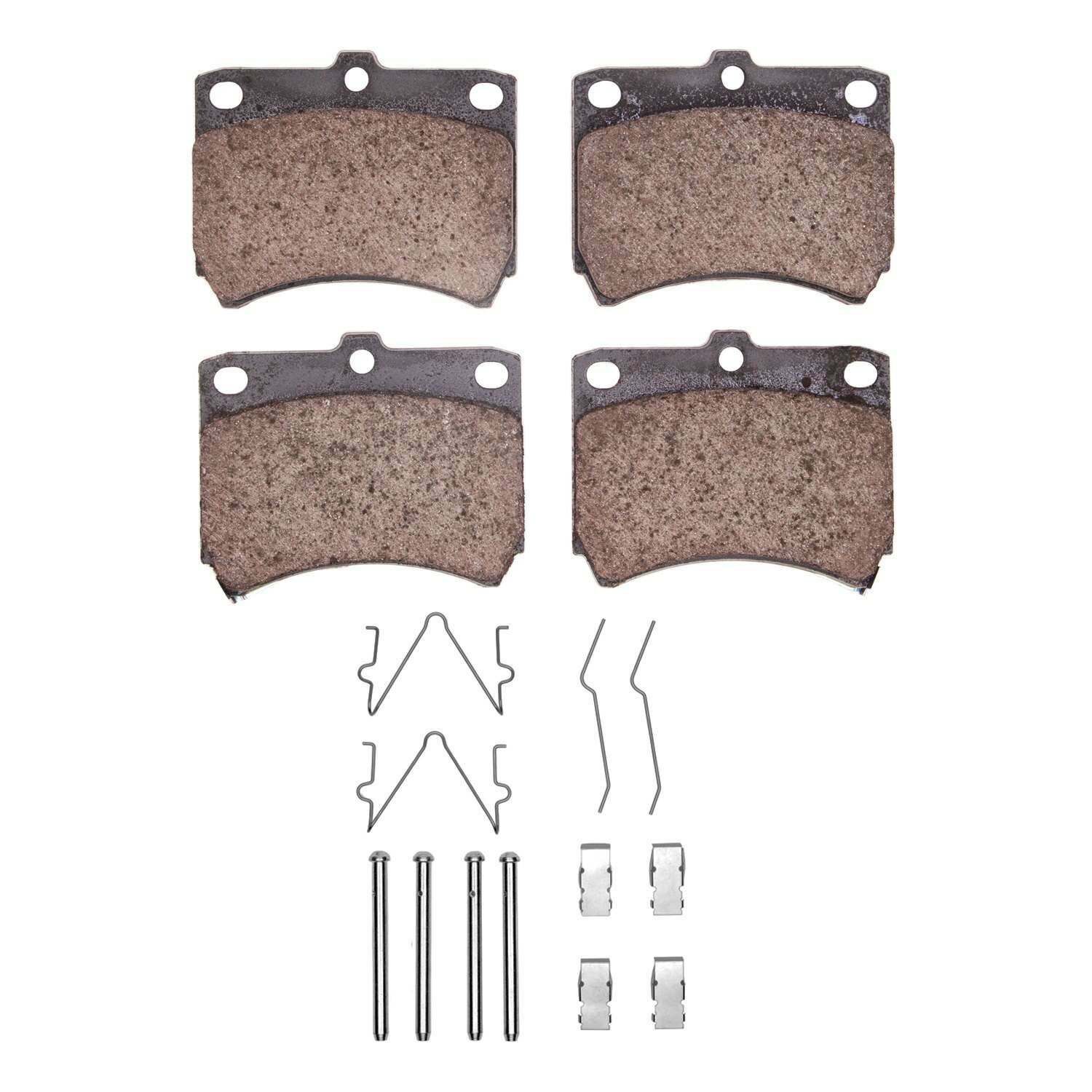 R1 Optimum OE Pads and Hardware Kit ( Pontiac 6000 1990-89) - 2551-0378-03