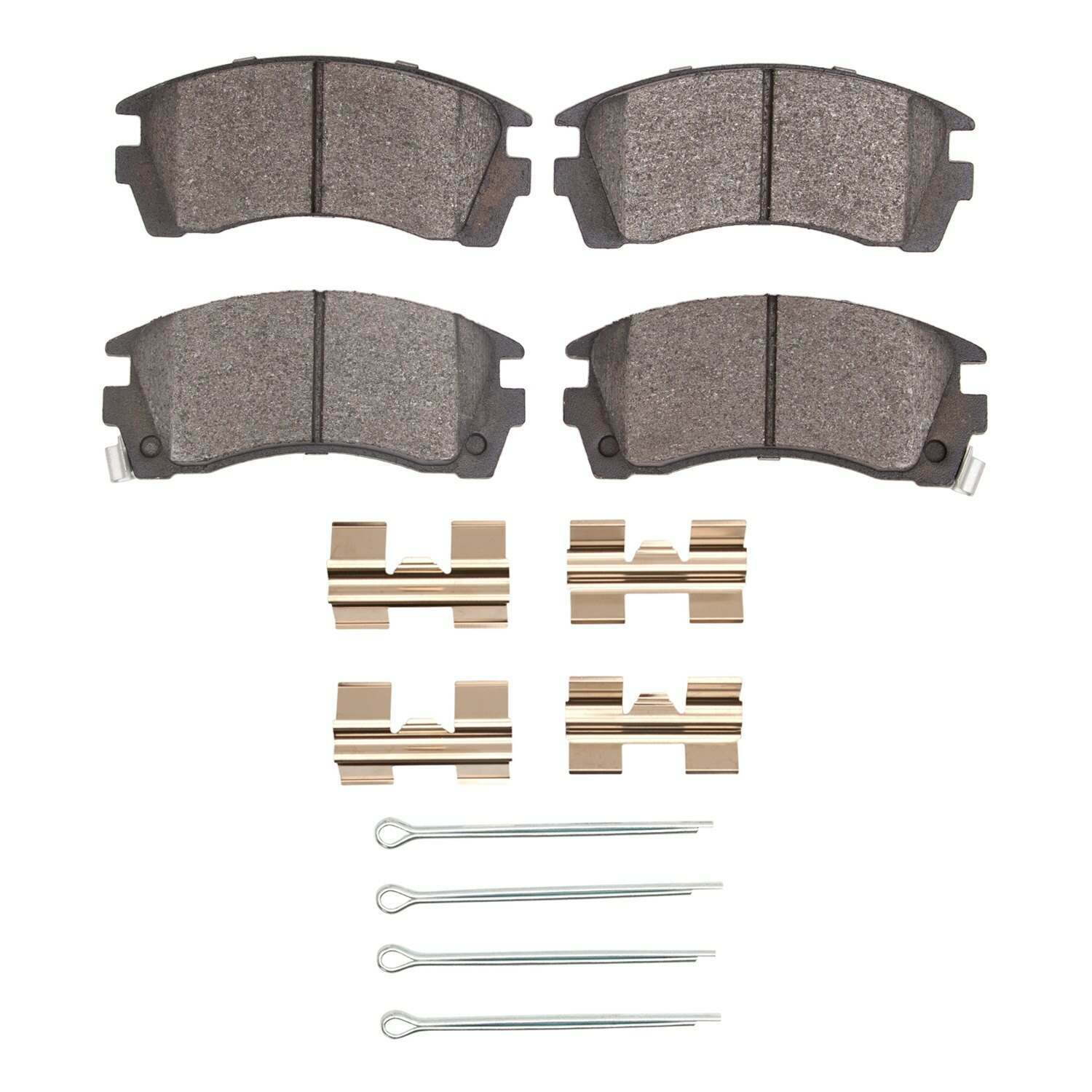 R1 Concepts R1 Optimum OE Pads And Hardware Kit (Land Rover Range Rover 1974) - 2551-0519-11