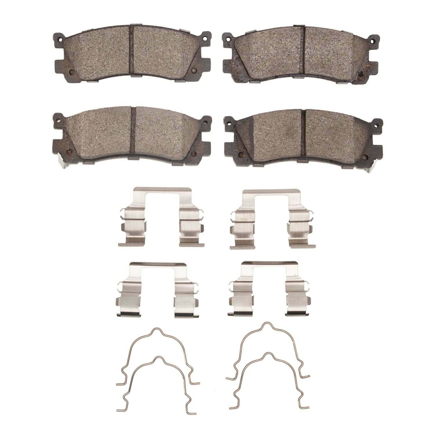 R1 Concepts R1 Optimum OE Pads And Hardware Kit (Mazda 929 1995-92, MPV 1998-93) - 2551-0553-01