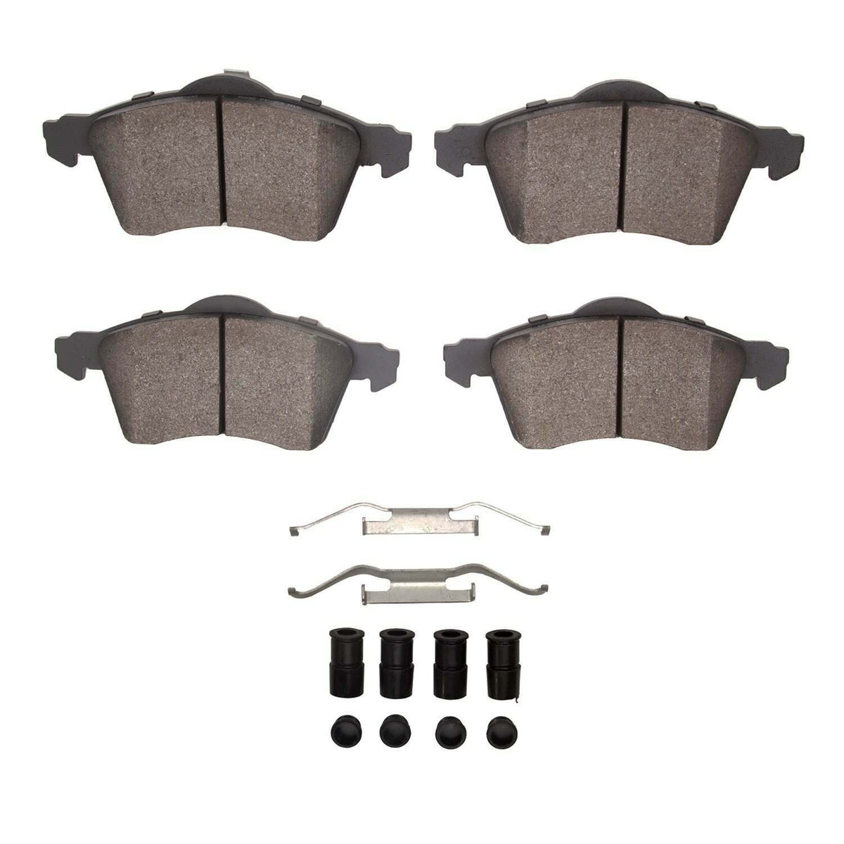 R1 Concepts R1 Optimum OE Pads And Hardware Kit (Volkswagen EuroVan 1996) - 2551-0705-01