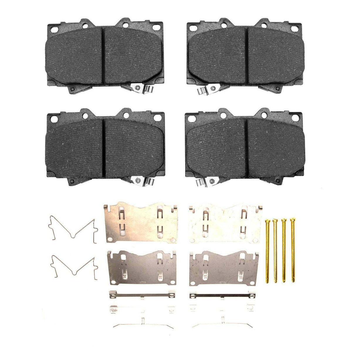R1 Optimum OE Pads and Hardware Kit ( Nissan 300ZX 1996-89) - 2551-0461-01