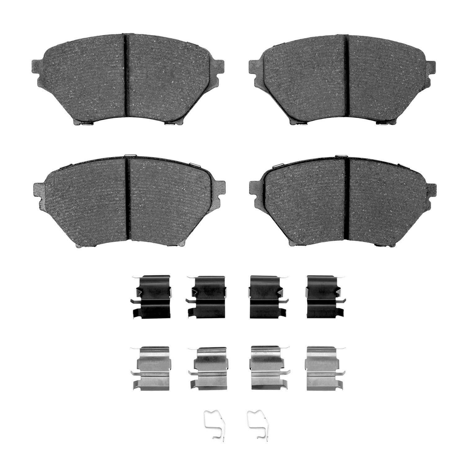 R1 Concepts R1 Optimum OE Pads And Hardware Kit (Mazda Miata 2005-01) - 2551-0890-01