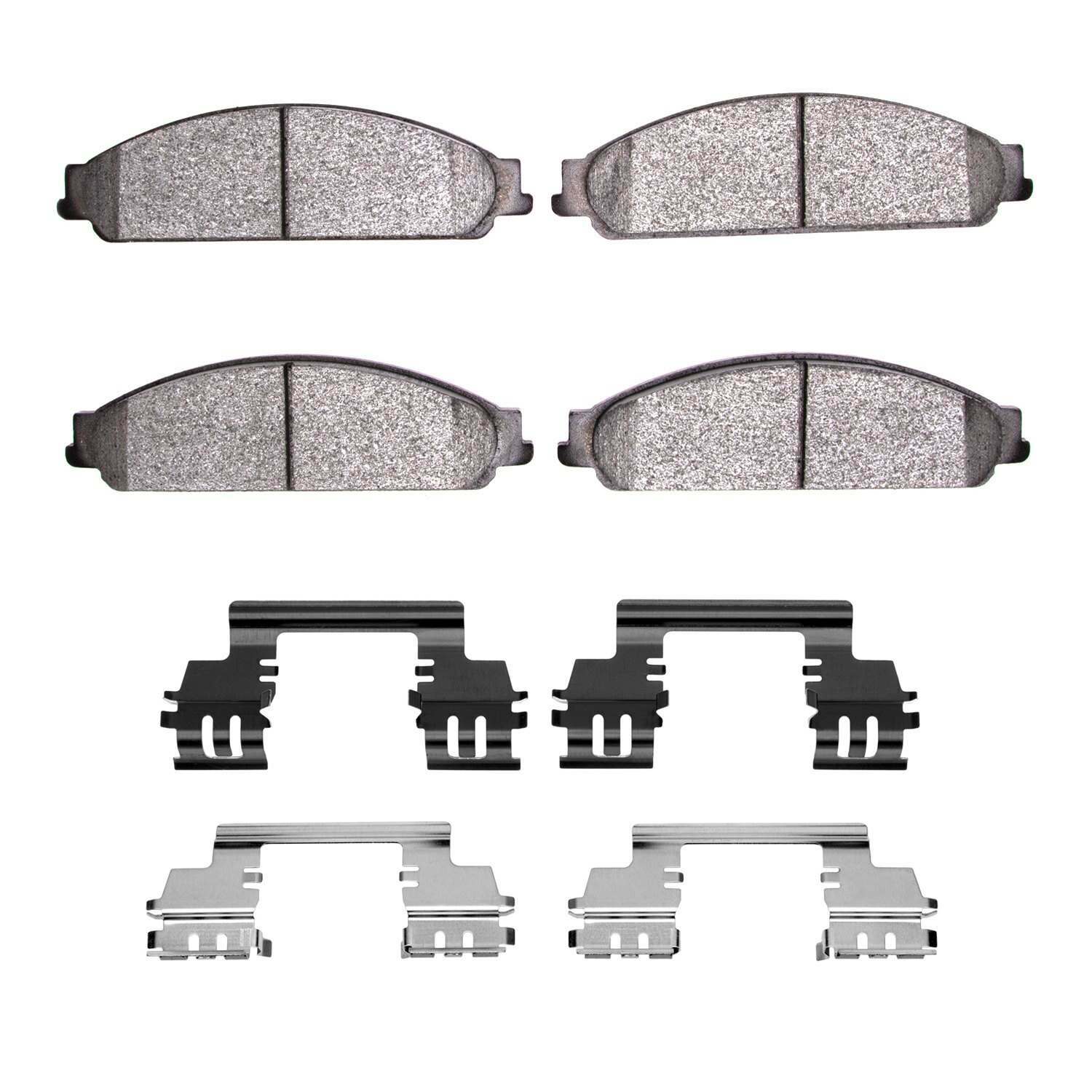 R1 Concepts R1 Optimum OE Pads And Hardware Kit (Mercury Sable 2009-08) - 2551-1070-01